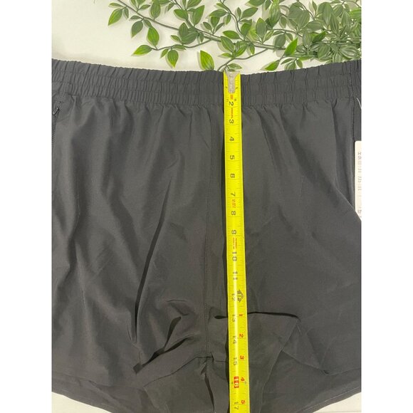 Athleta Hustle 3" Short 2X Featherweight Stretch Black Recycled - Picture 14 of 16